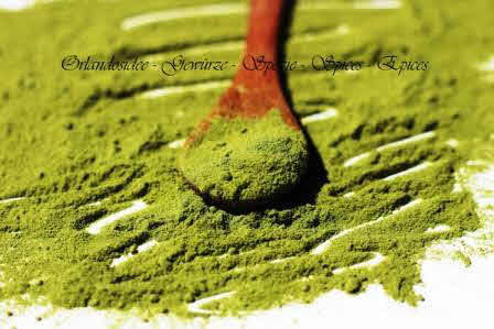 Spinach powder, green, Superfood
